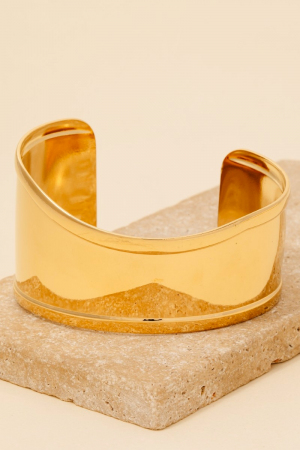 Stainless Steel Wide Cuff Bracelet