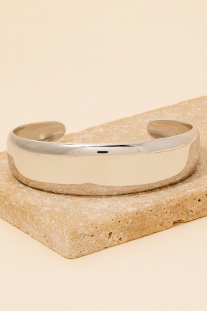 Stainless Steel Flat Cuff Bracelet