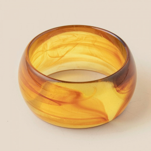 Solid Resin Bangle Bracelet