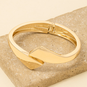 Layered Bang Hinge Bangle Bracelet