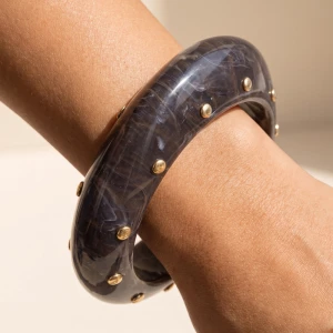 Marbled Dome Studded Bangle