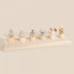 Wooden Ring Mount Display