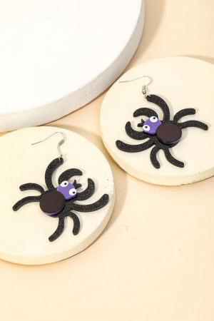 Halloween Spider Earrings