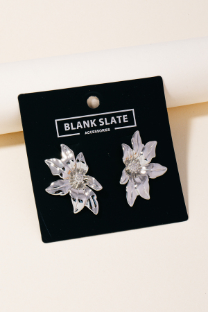 Gold Dipped Flower Earrings