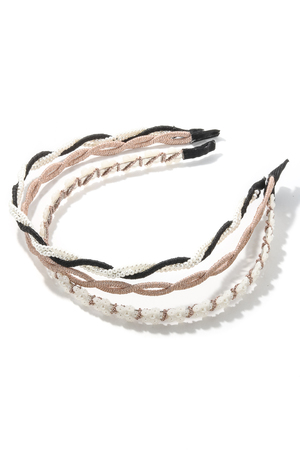 3 Piece Mixed Head Bands Set