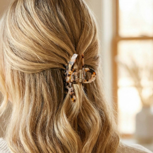 Acetate Bow Hair Claw Set