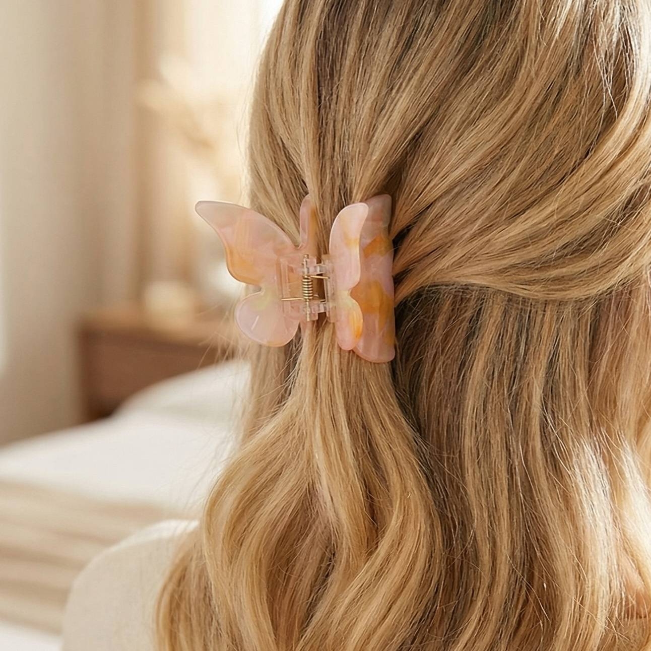 Acetate Butterfly Hair Clip Set