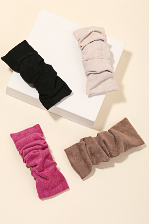 4 Piece Soft Fabric Hair Clips