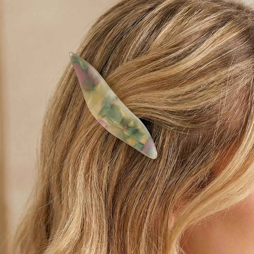 Three Piece Wavy Jaw Hair Clip Set