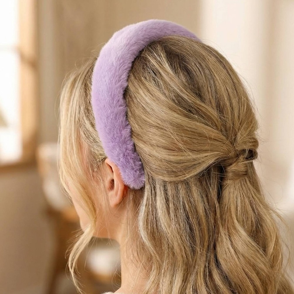 Faux Fur Headband Set