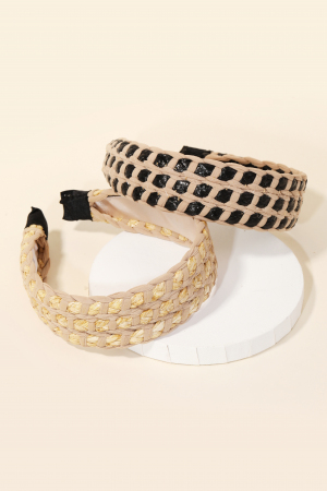 Two Piece Braided Headband