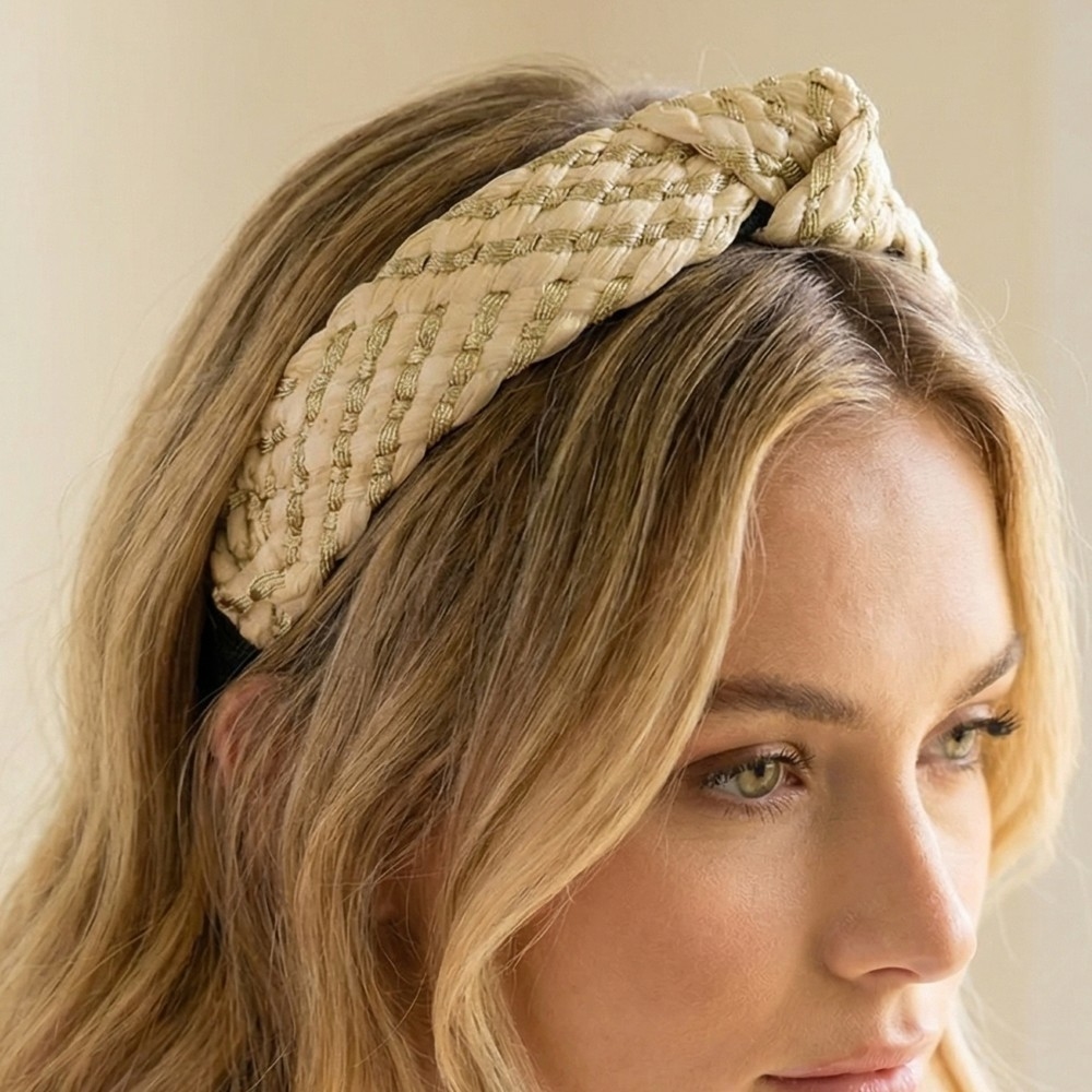 Braided Knot Twist Headband Set
