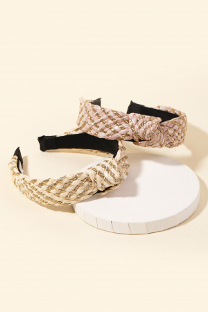 Braided Knot Twist Headband Set