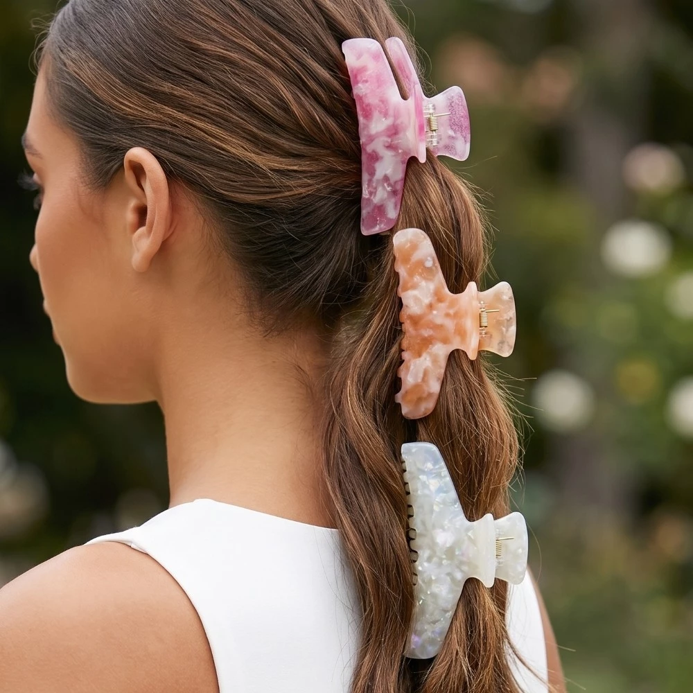 Acetate Jaw Hair Clip Set