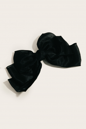 Layered Ribbon Bow Hair Clip