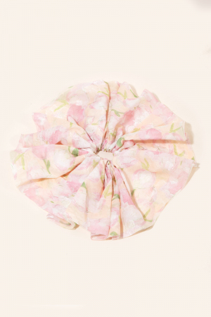 Floral Print Scrunchie
