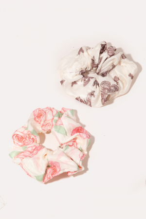 Butterfly Rose Scrunchie Set