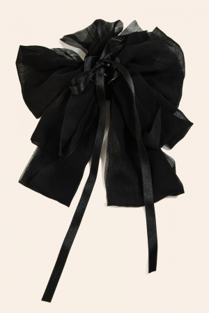 Dainty Fabric Ribbon Bow Hair Claw