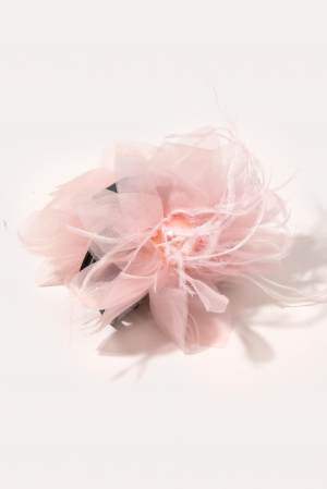 Feather And Ruffles Hair Claw