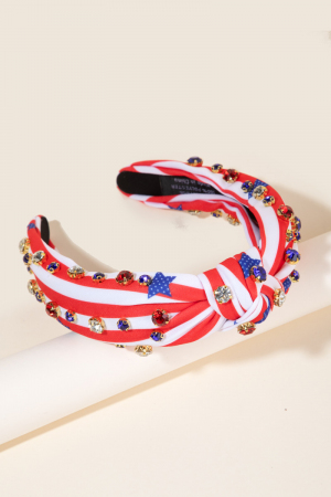 Usa Stars And Stripes Headband