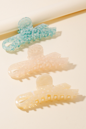 Three Piece Bow Hair Claw