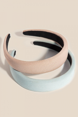 Brown And Green Head Band Set