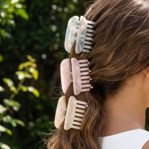 Three Piece Acetate Hair Claw Set