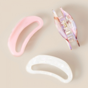 Assorted Curved Acetate Hair Claw Set
