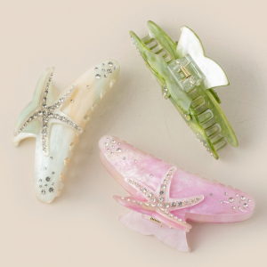 Sealife Starfish Hair Clip Set