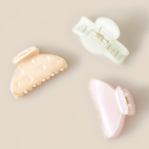 Bright Assorted Acetate Hair Claw Set