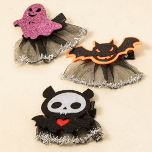 3Pc Halloween Hair Clip Set