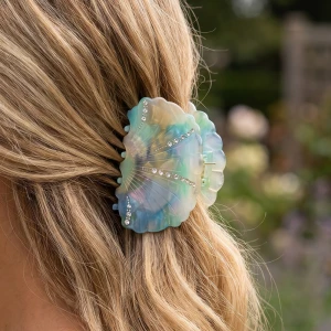 Pearlescent Shell Claw Hair Clip 3 Piece Set