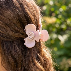 Rosette Petal Claw Hair Clip 3 Piece Set
