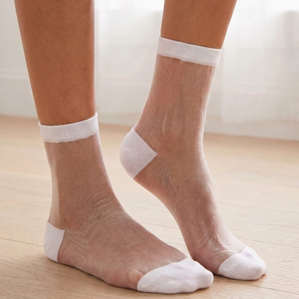 Sheer Ankle Socks