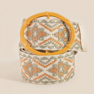 Embroidered Boho Floral Fashion Belt