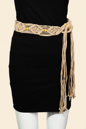 Boho Pattern Braided Belt