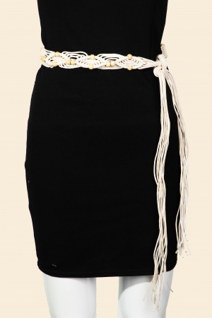 Triangle Pattern Braided Belt