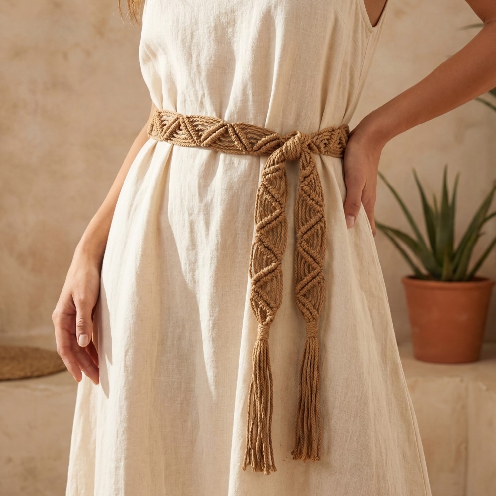 Rope Braided Fashion Belt