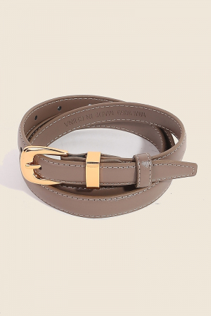 Fashionable Thin Leather Belt