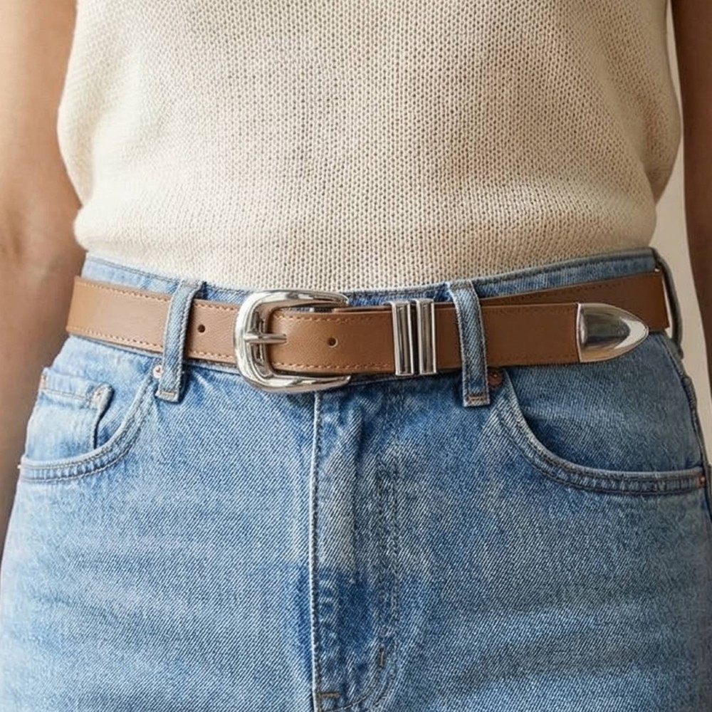 Modern Sleek Leather Belt