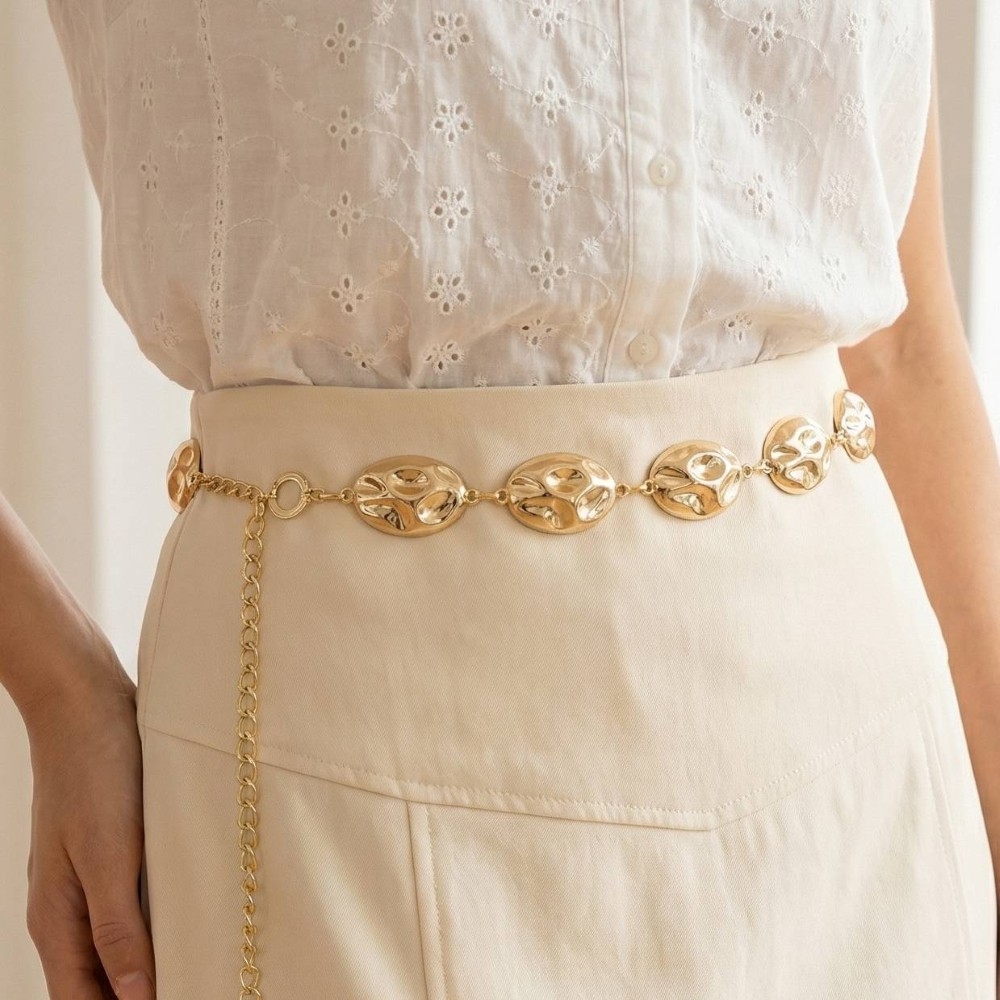 Warped Oval Disc Chain Belt