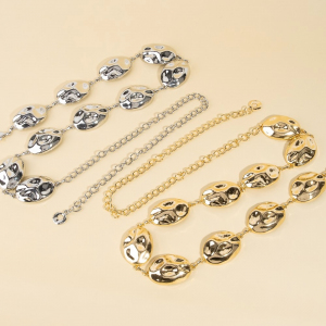 Warped Oval Disc Chain Belt