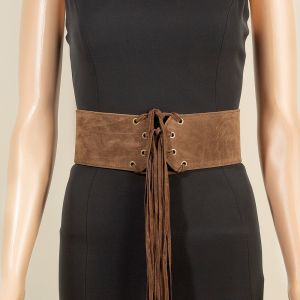 Multi Strap Waist Vegan Leather Belt