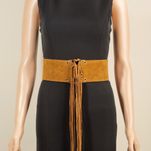 Faux Leather Multi Strap Waist Belt