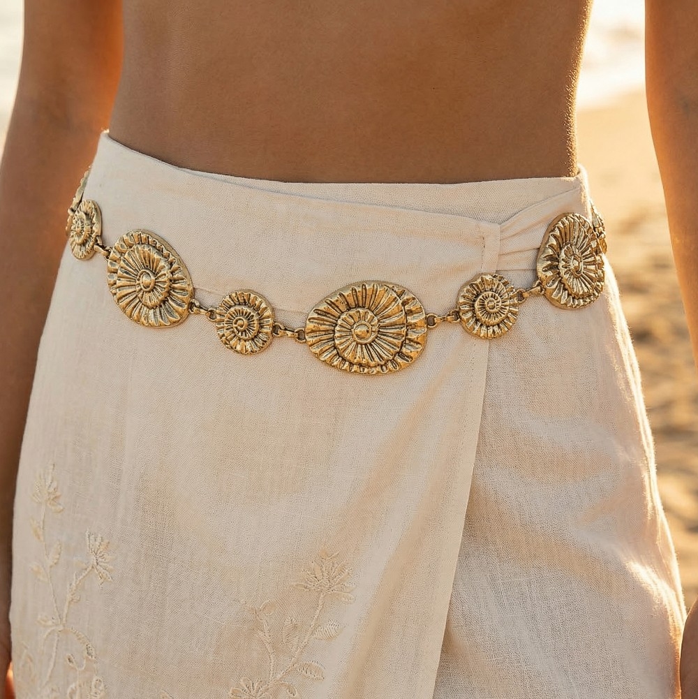Seashell Disc Chain Belt