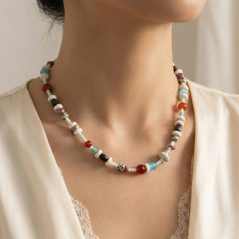 Assorted Colorful Bead Necklace