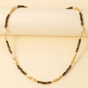 Assorted Wood Beaded Necklace