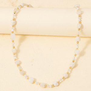 Assorted Stone Beaded Necklace