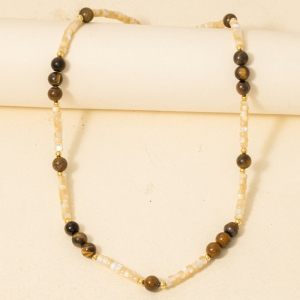 Assorted Beaded Ball Chain Necklace