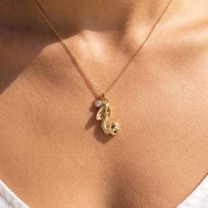 Stainless Steel Mermaid Pendant Necklace